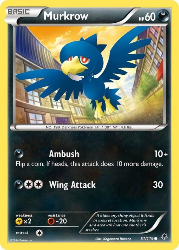 Murkrow 51/119 Normal XY – Phantom Forces Murkrow 51/119 Normal XY – Phantom Forces