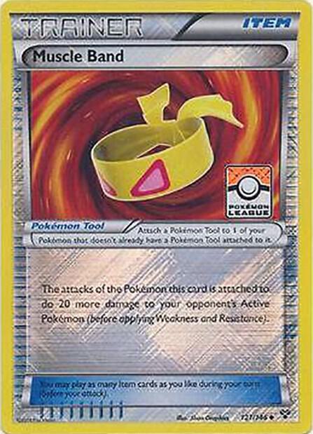 Muscle Band 121/146 – (Pokemon League) Reverse Holofoil League & Championship Cards Muscle Band 121/146 – (Pokemon League) Reverse Holofoil League & Championship Cards