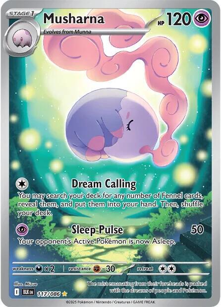 Musharna 117/086 Holofoil SV: Black Bolt