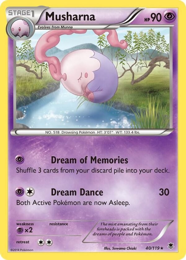 Musharna 40/119 Normal XY – Phantom Forces