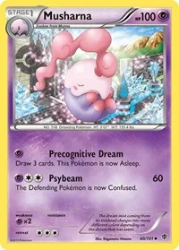 Musharna | 40/101 | Reverse Holofoil | Plasma Blast