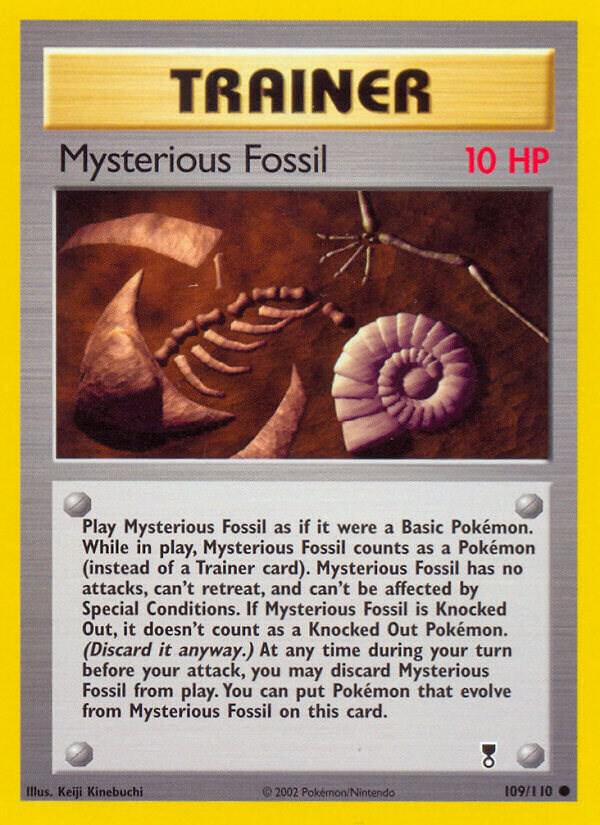 Mysterious Fossil 109/110 Normal Legendary Collection