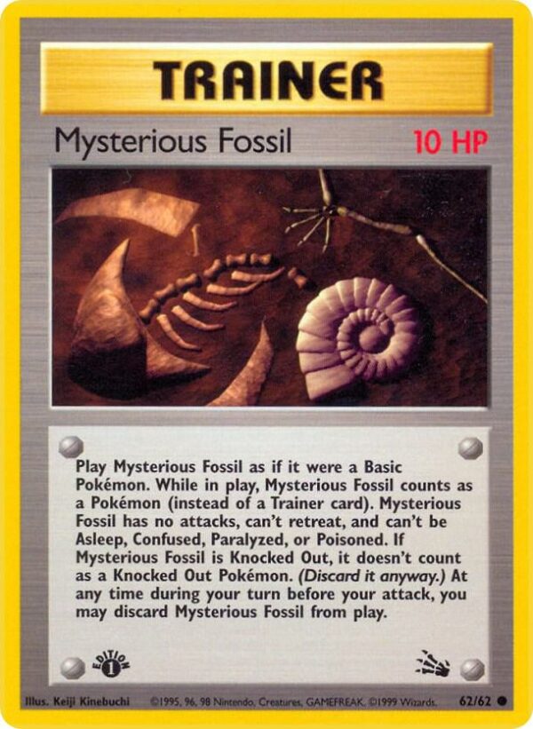 Mysterious Fossil 62/62 Unlimited Fossil Mysterious Fossil 62/62 Unlimited Fossil