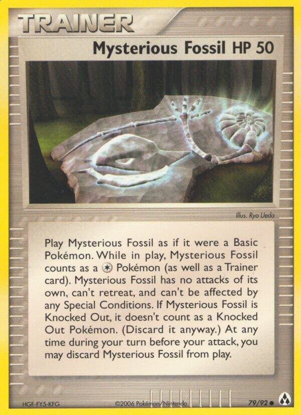 Mysterious Fossil 79/92 Reverse Holofoil Legend Maker Mysterious Fossil 79/92 Reverse Holofoil Legend Maker