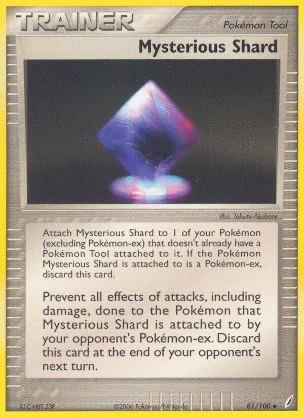 Mysterious Shard 81/100 Reverse Holofoil Crystal Guardians
