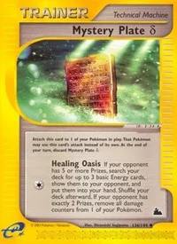 Mystery Plate Delta | 136/144 | Reverse Holofoil | Skyridge