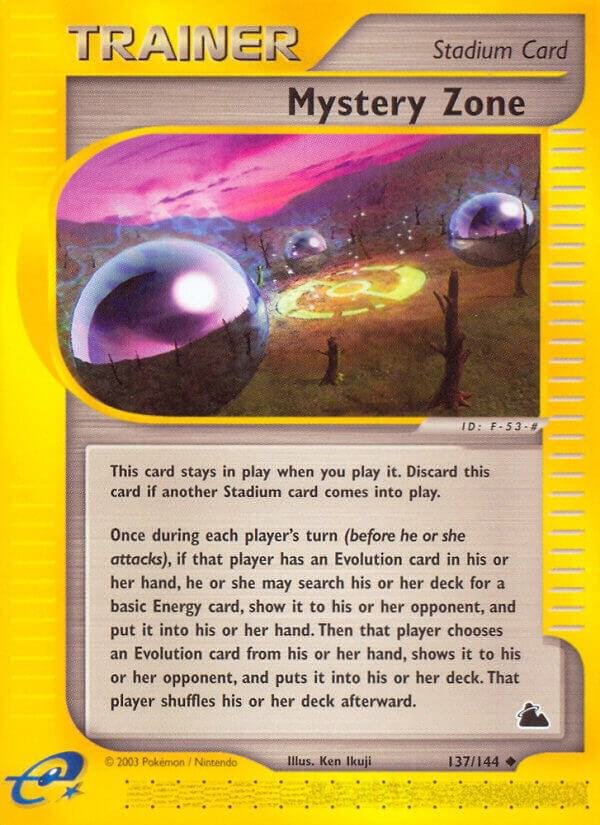 Mystery Zone 137/144 Reverse Holofoil Skyridge Mystery Zone 137/144 Reverse Holofoil Skyridge