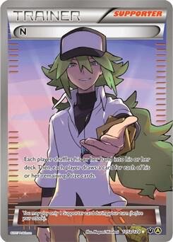 N (Supporter) 105a/124 Holofoil Alternate Art Promos N (Supporter) 105a/124 Holofoil Alternate Art Promos