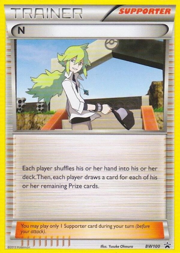 N (Supporter) BW100 Normal Deck Exclusives N (Supporter) BW100 Normal Deck Exclusives