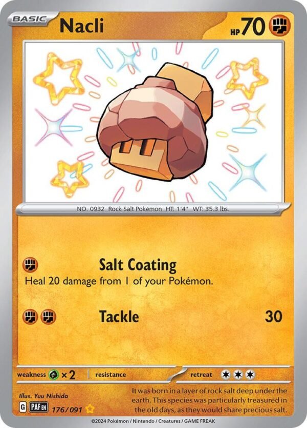 Nacli 176/091 Holofoil SV: Paldean Fates Nacli 176/091 Holofoil SV: Paldean Fates