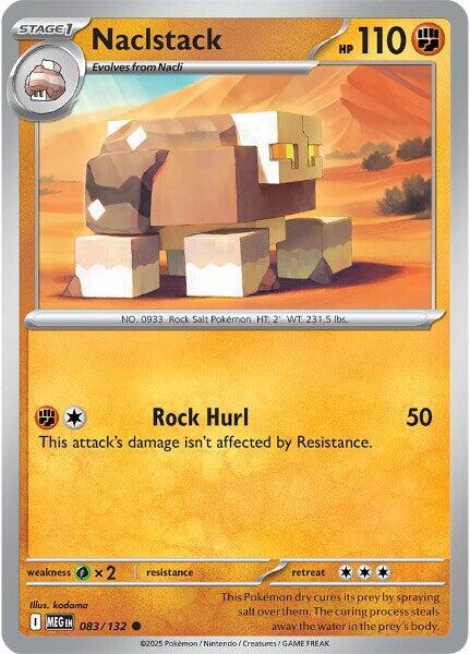 Naclstack 083/132 Reverse Holofoil ME01: Mega Evolution