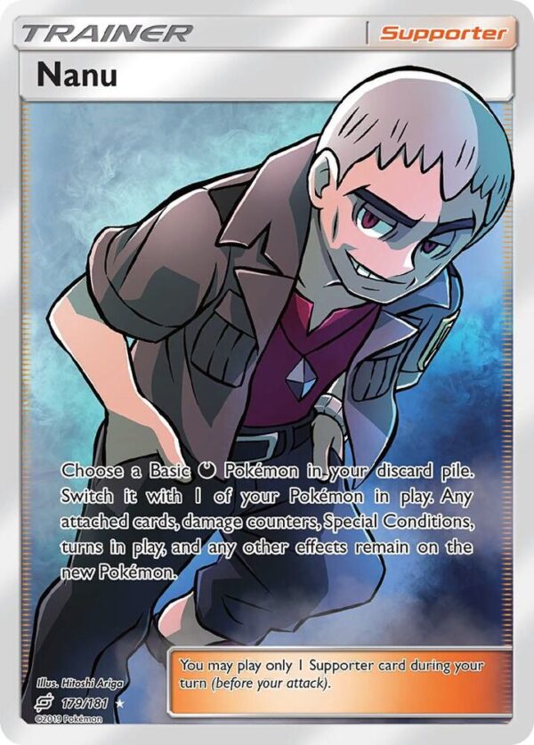 Nanu (Full Art) 179/181 Holofoil SM – Team Up Nanu (Full Art) 179/181 Holofoil SM – Team Up