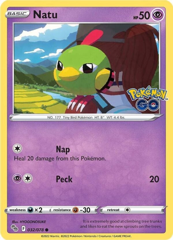 Natu 032/078 Normal Pokemon GO
