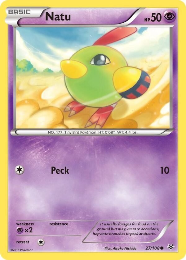 Natu (27) 27/108 Normal XY – Roaring Skies