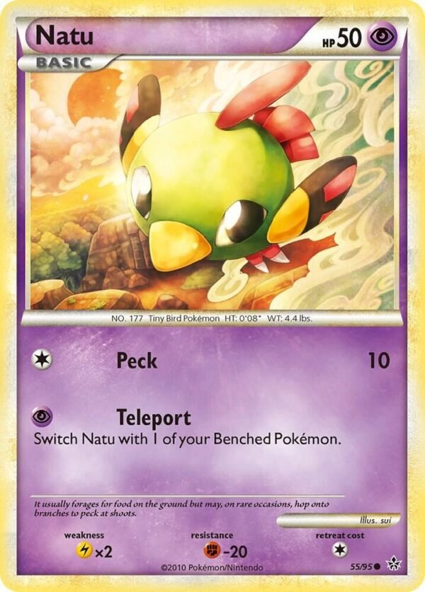 Natu 55/95 Reverse Holofoil Unleashed