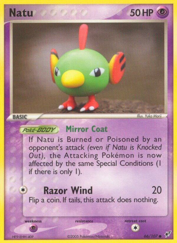 Natu 66/107 Reverse Holofoil Deoxys