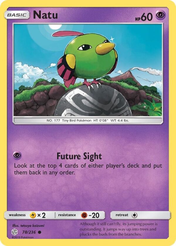 Natu 78/236 Reverse Holofoil SM – Cosmic Eclipse