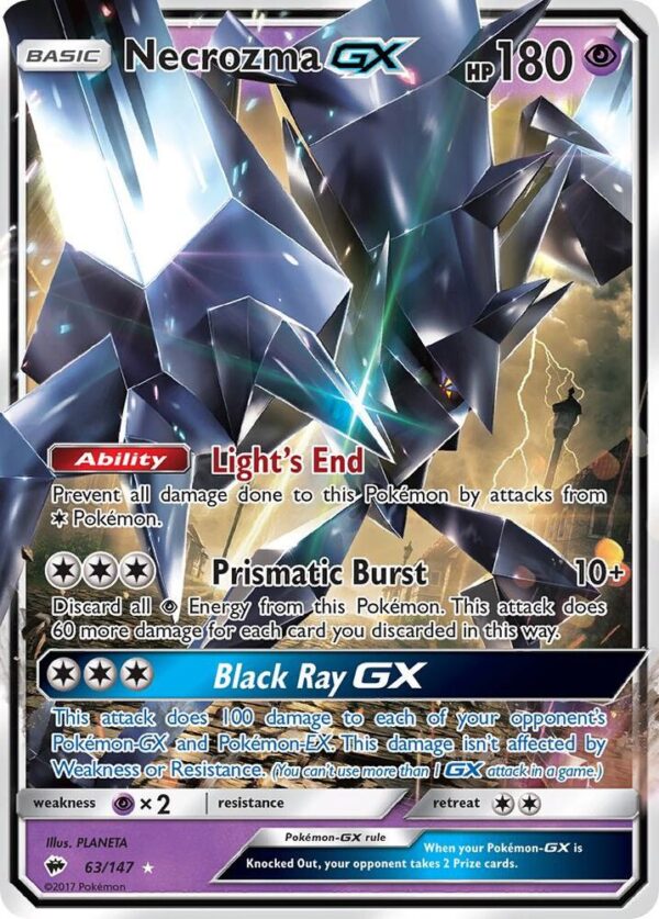 Necrozma GX 63/147 Holofoil SM – Burning Shadows
