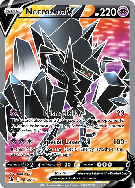 Necrozma V (Full Art) 149/163 Holofoil SWSH05: Battle Styles