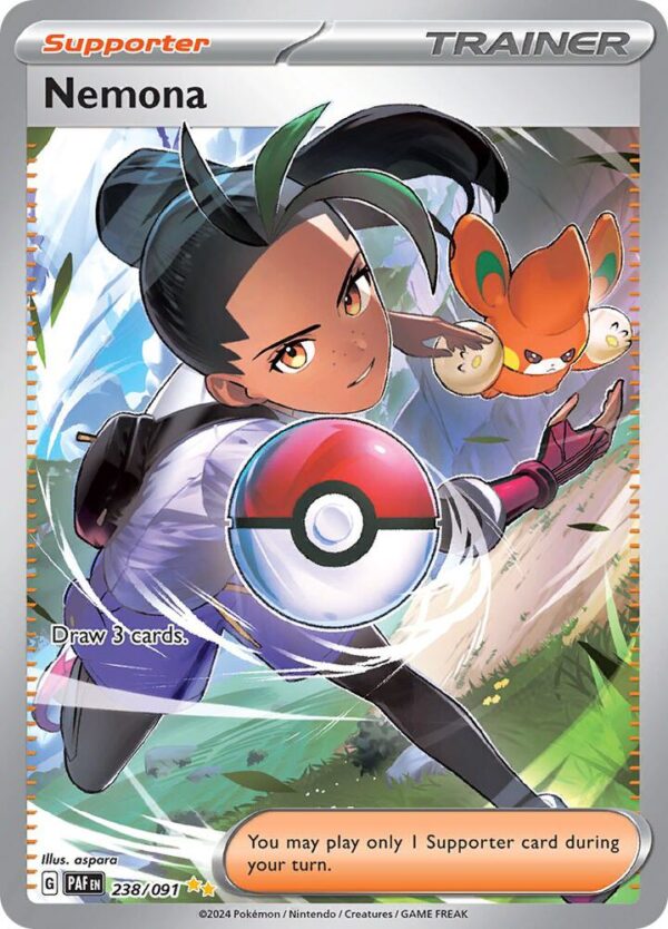 Nemona 238/091 Holofoil SV: Paldean Fates