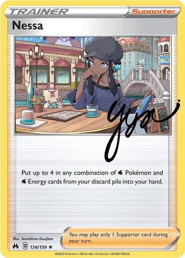 Nessa 136/159 Holofoil Crown Zenith