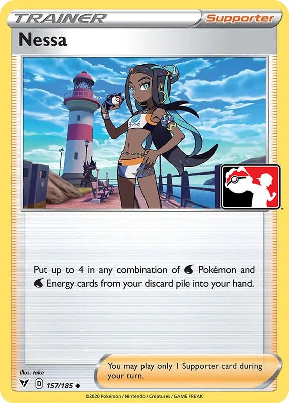 Nessa 157/185 Holofoil Prize Pack Series Cards