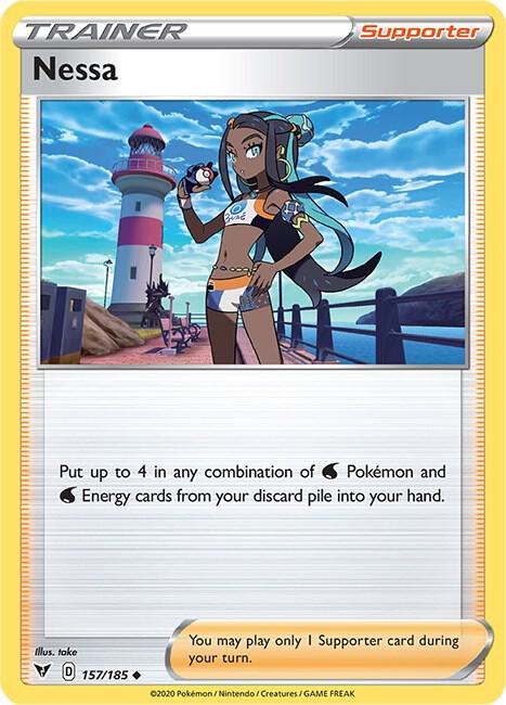 Nessa 157/185 Normal SWSH04: Vivid Voltage