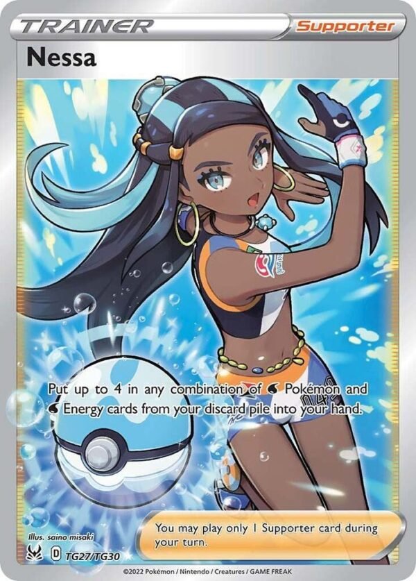 Nessa TG27/TG30 Holofoil SWSH11: Lost Origin Trainer Gallery Nessa TG27/TG30 Holofoil SWSH11: Lost Origin Trainer Gallery