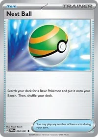 Nest Ball | 084/091 | Reverse Holofoil | SV: Paldean Fates