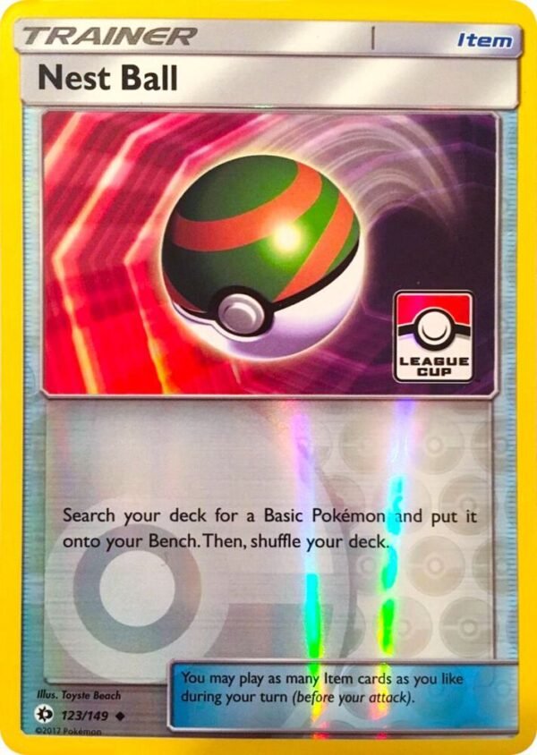 Nest Ball 123/149 (League Cup) Reverse Holofoil League & Championship Cards Nest Ball 123/149 (League Cup) Reverse Holofoil League & Championship Cards