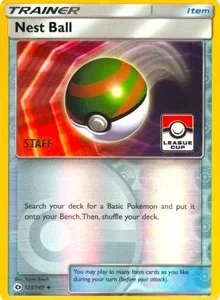 Nest Ball | 123/149 (League Cup) [Staff] | Reverse Holofoil | League & Championship Cards