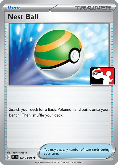 Nest Ball 181/198 Holofoil Prize Pack Series Cards
