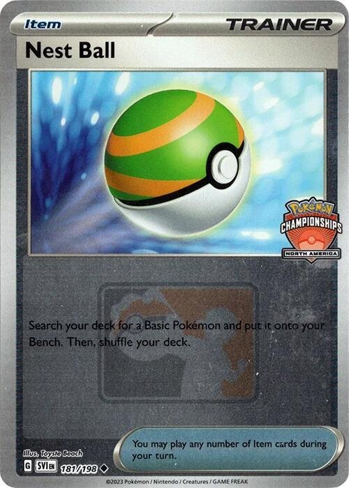 Nest Ball 181/198 (North America Championships) Reverse Holofoil League & Championship Cards Nest Ball 181/198 (North America Championships) Reverse Holofoil League & Championship Cards