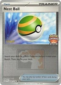 Nest Ball | 181/198 (Europe Championships) [Staff] | Reverse Holofoil | League & Championship Cards