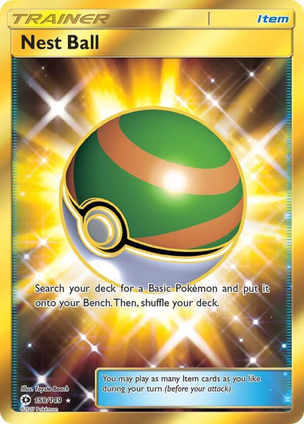 Nest Ball (Secret) 158/149 Holofoil SM Base Set