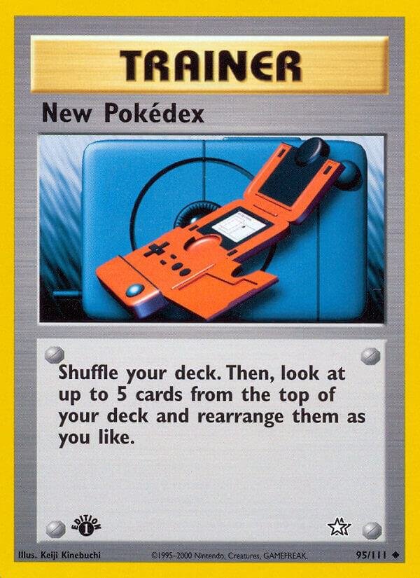New Pokedex 095/111 1st Edition Neo Genesis