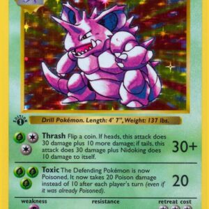 Nidoking 011/102 Unlimited Holofoil Base Set (Shadowless)