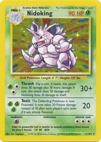 Nidoking | 011/102 | Holofoil | Base Set