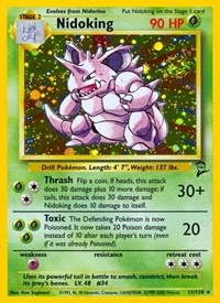 Nidoking | 011/130 | Holofoil | Base Set 2