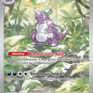 Nidoking 174/165 Holofoil SV: Scarlet & Violet 151 Nidoking 174/165 Holofoil SV: Scarlet & Violet 151