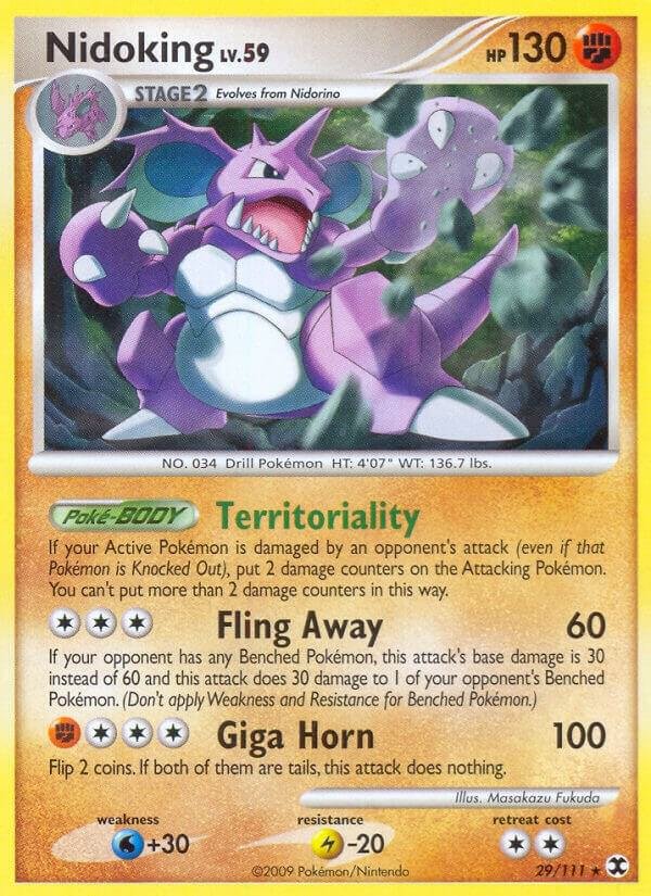 Nidoking 29/111 Normal Rising Rivals Nidoking 29/111 Normal Rising Rivals