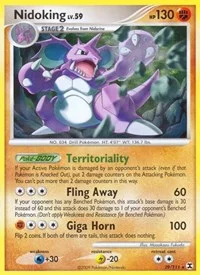 Nidoking | 29/111 | Reverse Holofoil | Rising Rivals