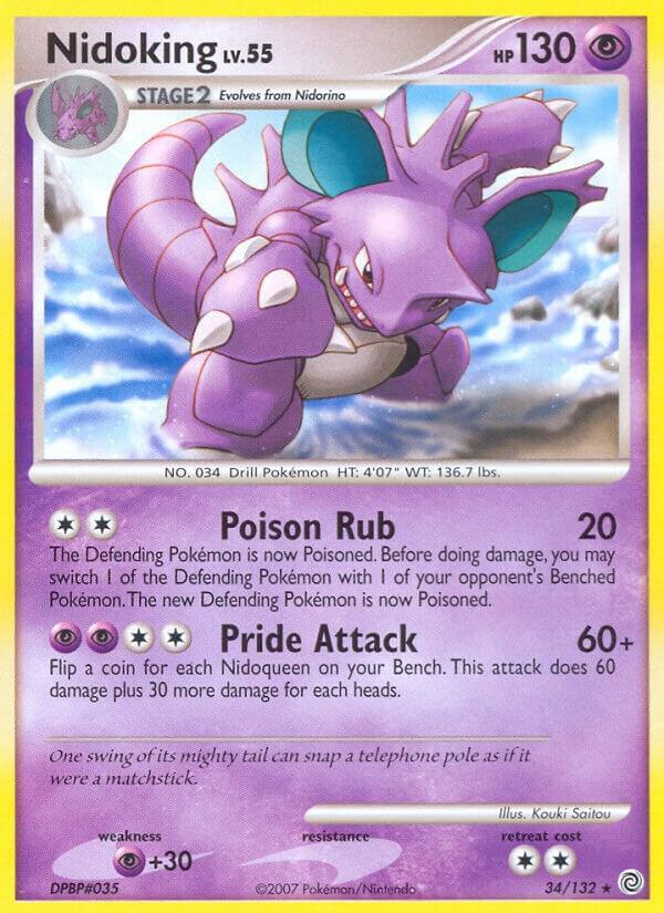 Nidoking 34/132 Normal Secret Wonders Nidoking 34/132 Normal Secret Wonders