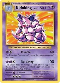Nidoking | 45/108 | Reverse Holofoil | XY - Evolutions