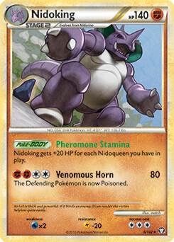 Nidoking 6/102 006/102 Normal Deck Exclusives Nidoking 6/102 006/102 Normal Deck Exclusives