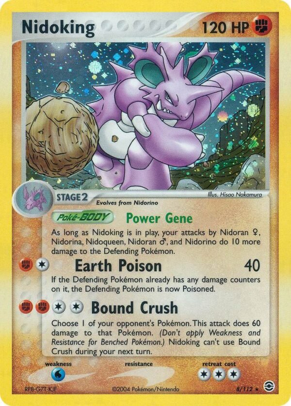 Nidoking 8/112 Normal FireRed & LeafGreen Nidoking 8/112 Normal FireRed & LeafGreen