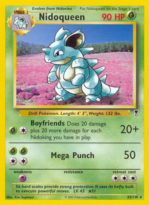 Nidoqueen 032/110 Reverse Holofoil Legendary Collection Nidoqueen 032/110 Reverse Holofoil Legendary Collection