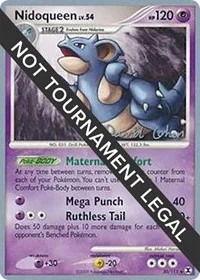 Nidoqueen | 2009 (David Cohen) | 30/111 | Normal | World Championship Decks