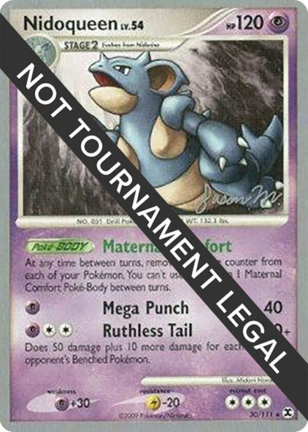 Nidoqueen 2009 (Jason Martinez) 30/111 Normal World Championship Decks