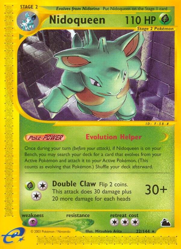Nidoqueen (22) 022/144 Reverse Holofoil Skyridge